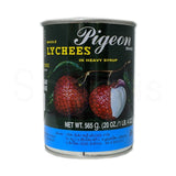 Pigeon Whole Lychees 565g