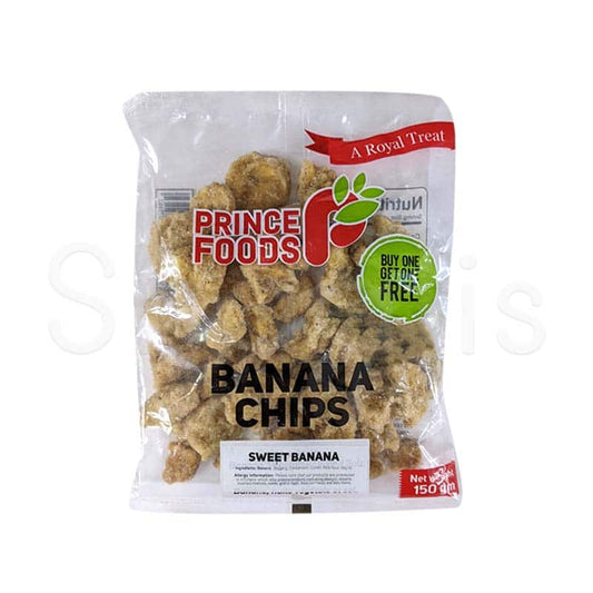 Prince Foods Sweet Banana Chips 150g (Buy 1 Get 1 Free)^