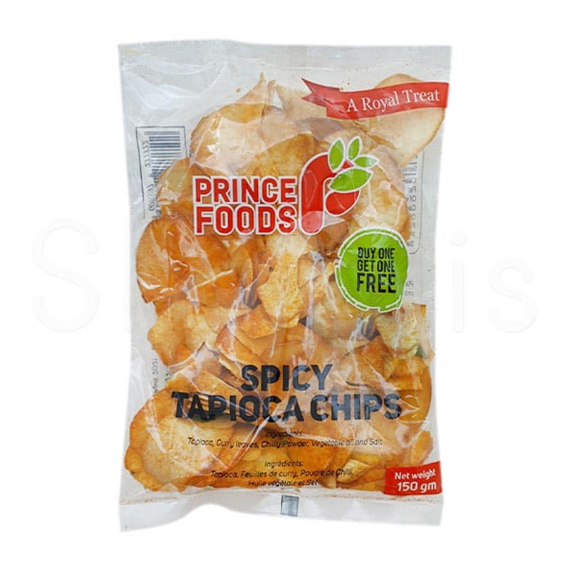 Prince Foods Spicy Tapioca Chips 150g Buy 1 Get 1 Free^