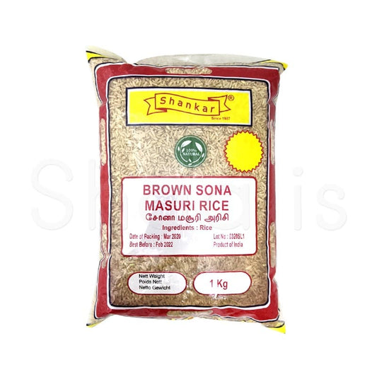 Shankar Brown Sona Masoori Rice 1kg^