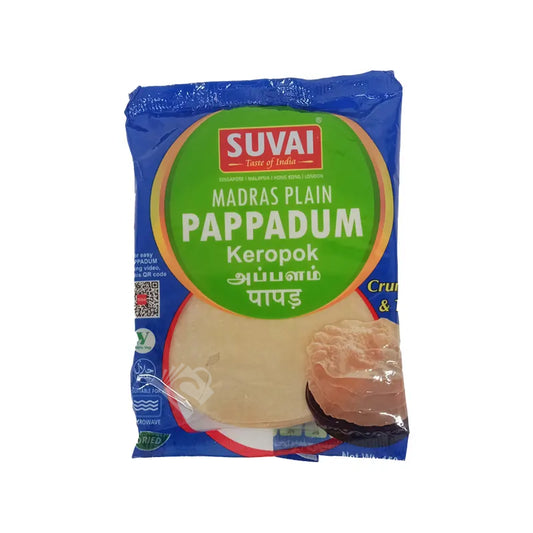 Suvai Madras Plain Appalam / Papadam 150g^