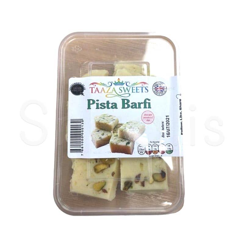 Taaza sweets pista barfi 250g^