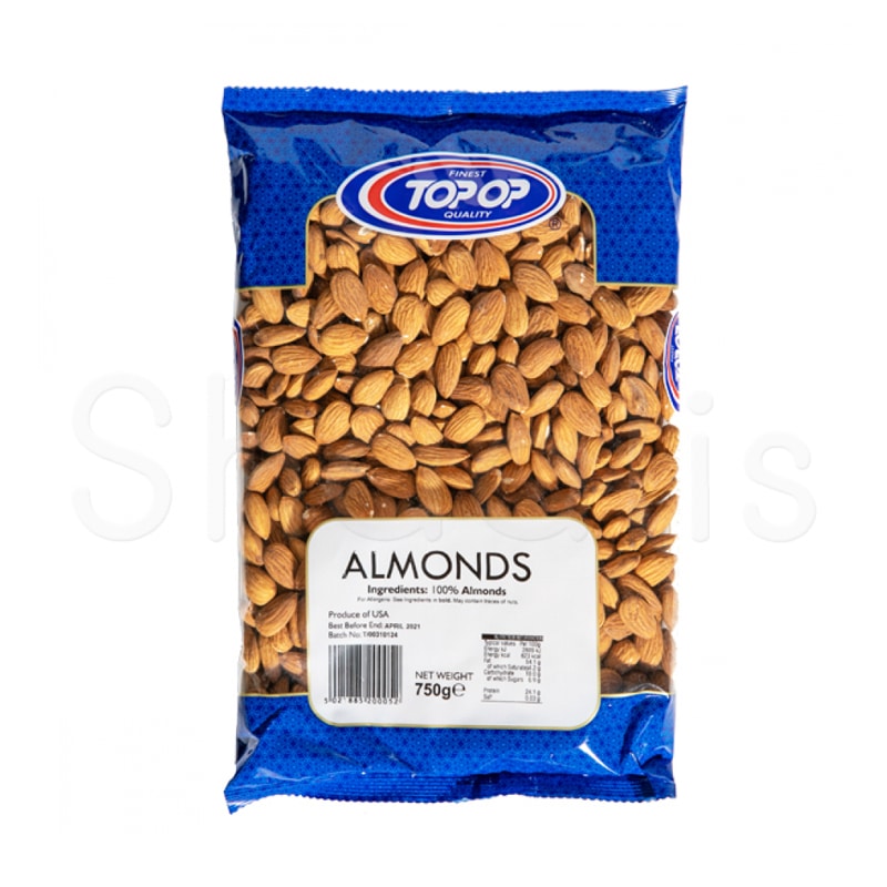 Top Op Almonds 750g^