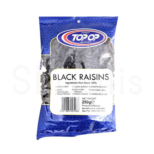 Top Op Black Raisins 250g^