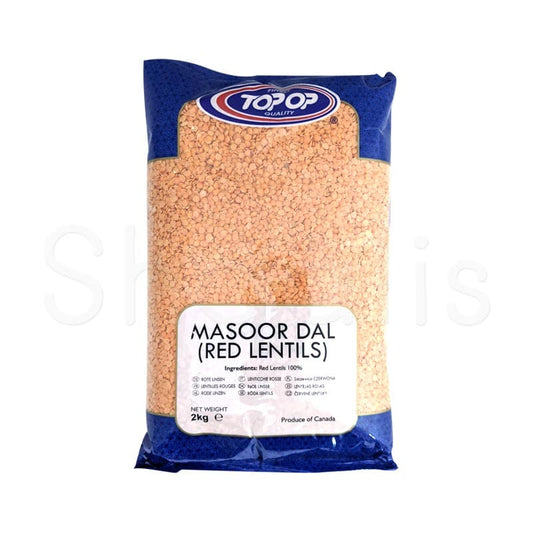 Top Op Masoor Dal (Red Lentils) 2kg^
