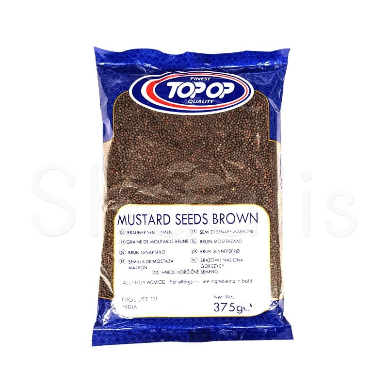 Top Op Mustard Seeds Brown 375g^