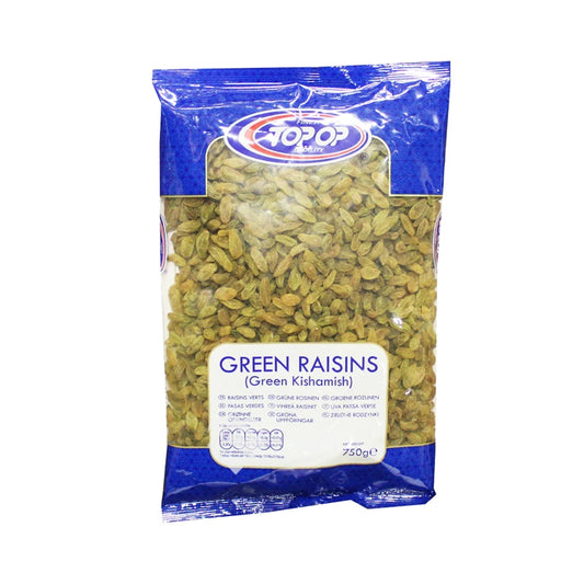 Top Op Green Raisins 750g^
