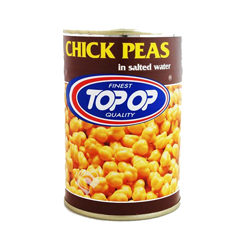 Top Op Chick peas in salted water  400g^