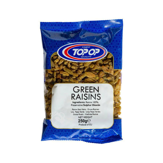 Top Op Green Raisins 250g^