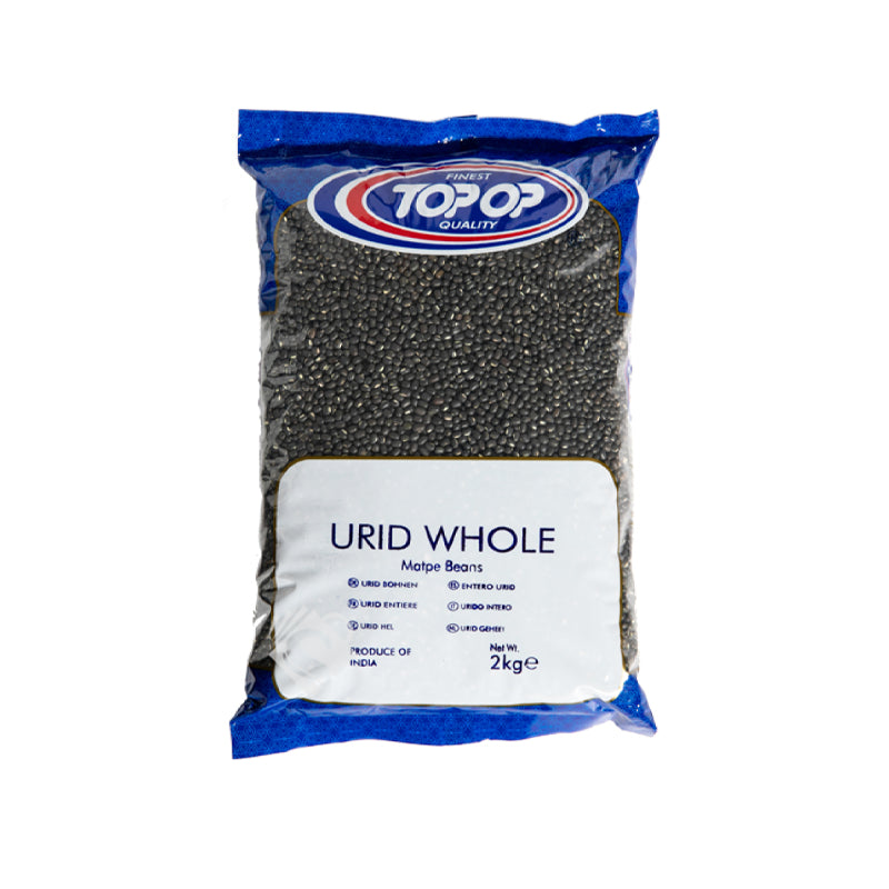 Top Op Urid Beans Whole 2Kg^