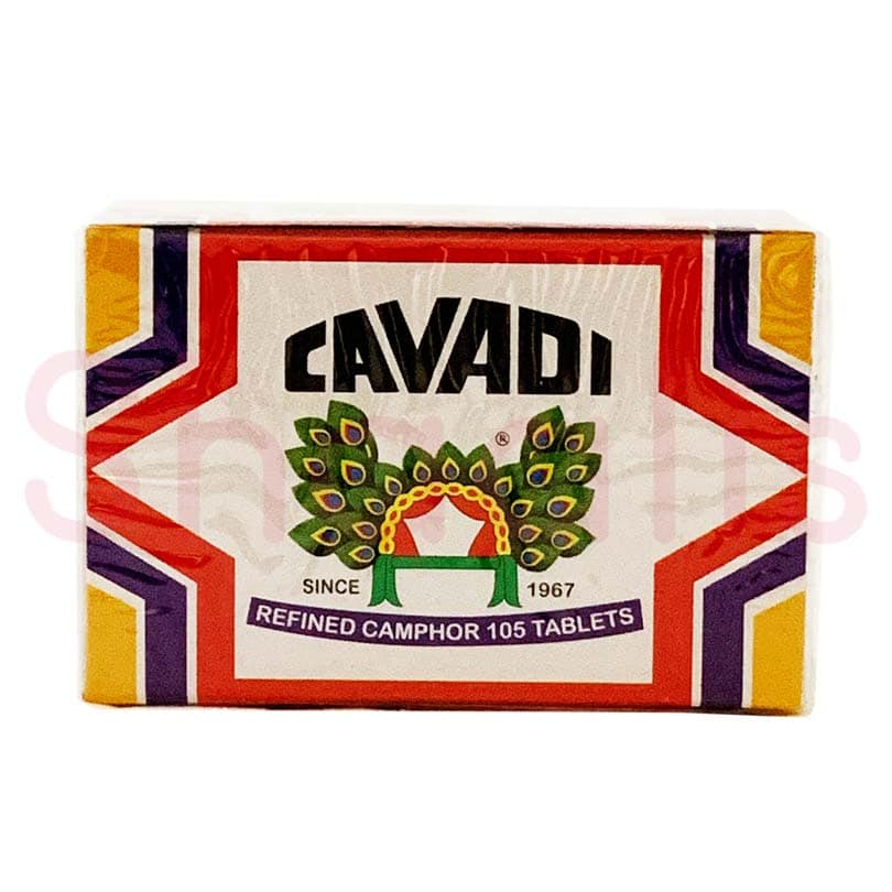 Cavadi Refined Camphor 105 Tablets 100g^