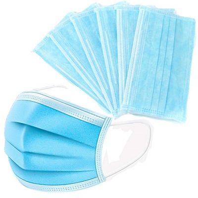 Surgical Face Mask Ear Loop 3ply 5Pack Sealed Packet
