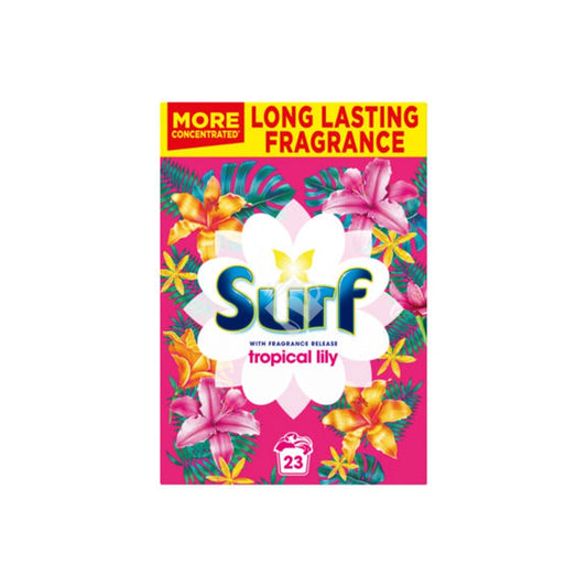 Surf Tropical Lily Laundry Detergent Powder 400g^